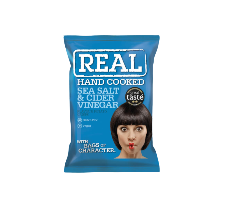 Real Crisp Sea Salt and Vinegar Small - My American Shop