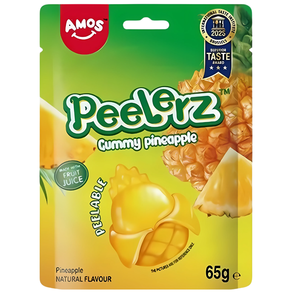 Amos Peelerz Gummy Pineapple - My American Shop