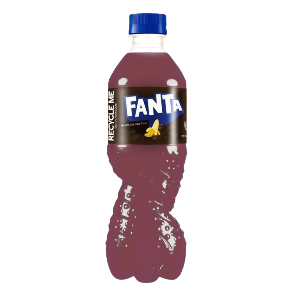 Fanta Bottle China Banana Chocolate - My American Shop