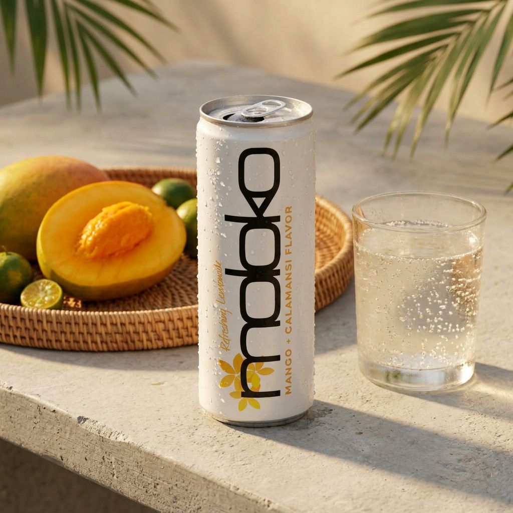 Canette Moloko Mango Kalamansi, soda pétillant exotique mangue agrume, boisson importée disponible sur My American Shop