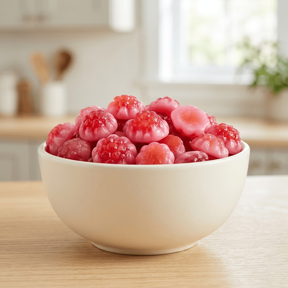 Bonbons Vidal Wild Berries Pick'n Mix présentés dans un bol | My American Shop
