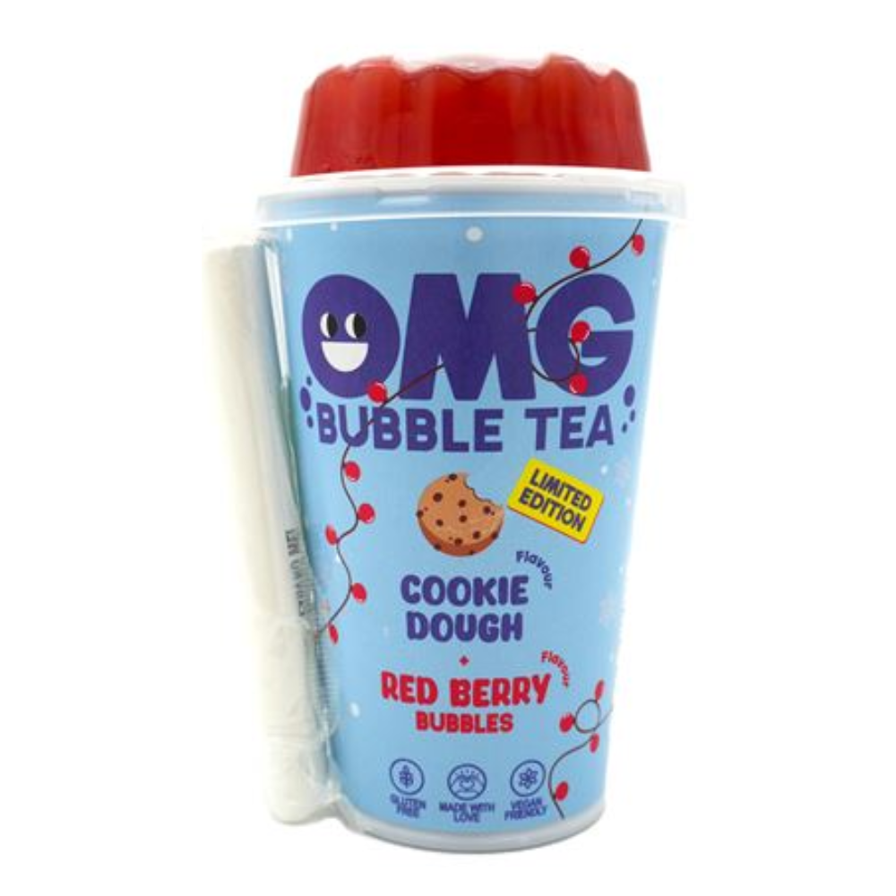 OMG Bubble Tea Cookie Dough & Red Berry - My American Shop