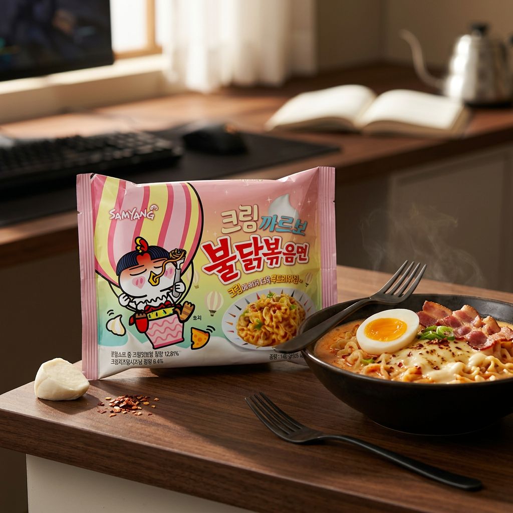 Samyang Ramen Hot Chicken Buldak Cream Carbo