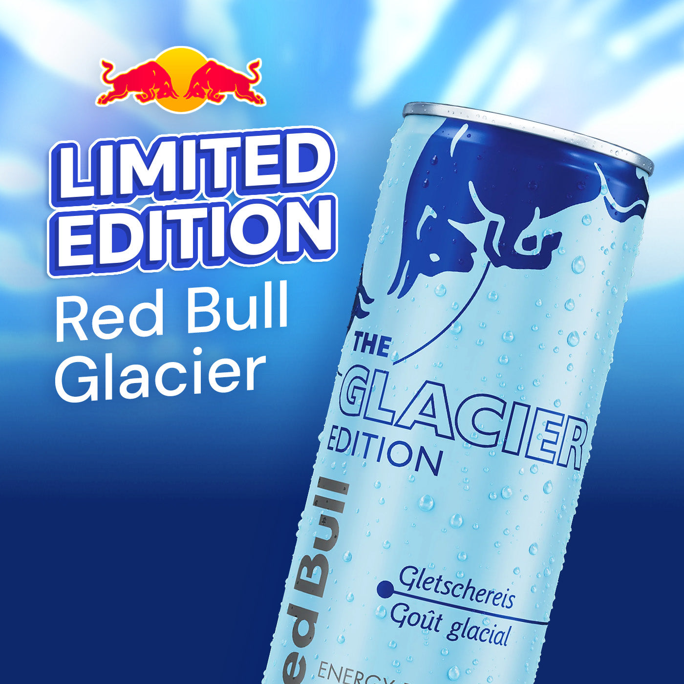 Red Bull Energy Drink Glacier Edition