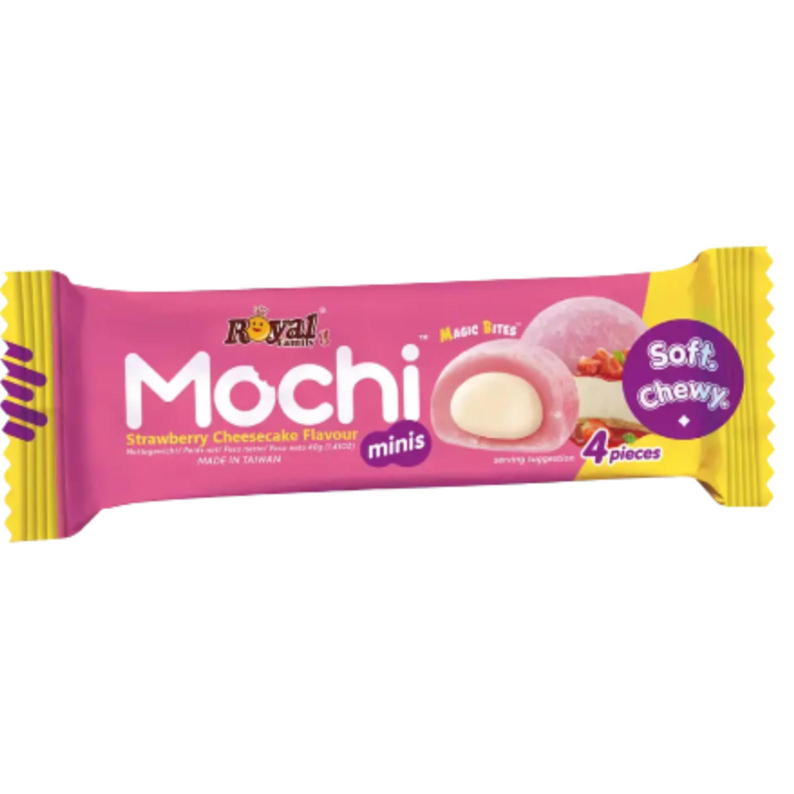 Royal Family Mochi Mini Strawberry Cheese Cake - My American Shop