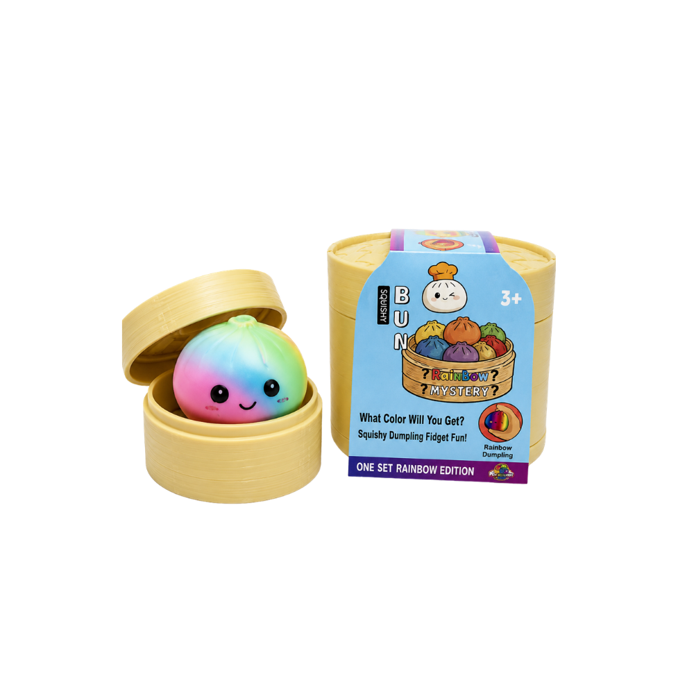 Squishy Bun Speeltje Regenboog S