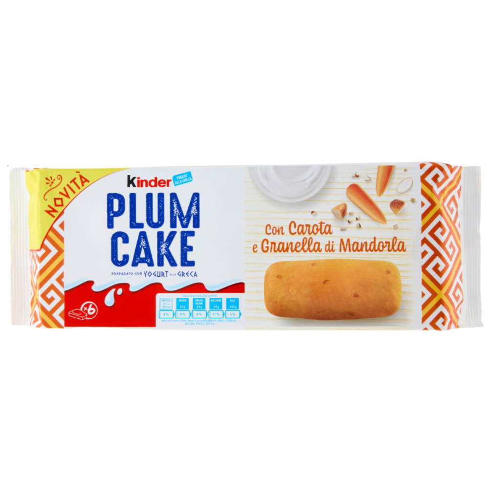 Kinder Plumcake Carrot - My American Shop