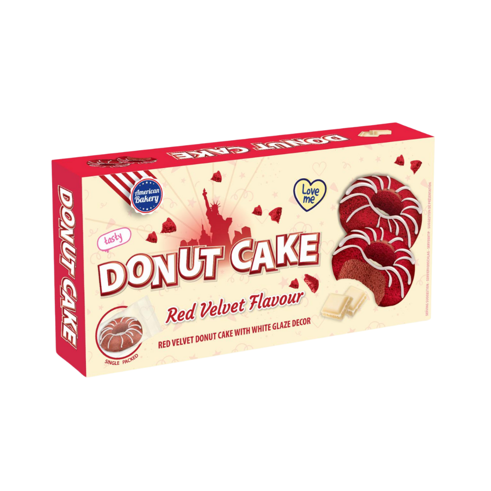 American Bakery Donut Cake Red Velvet - My American Shop