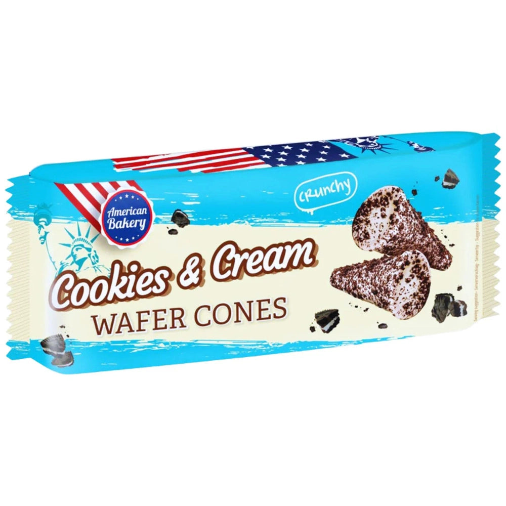 American Bakery Wafer Cones Cookies & Cream - My American Shop