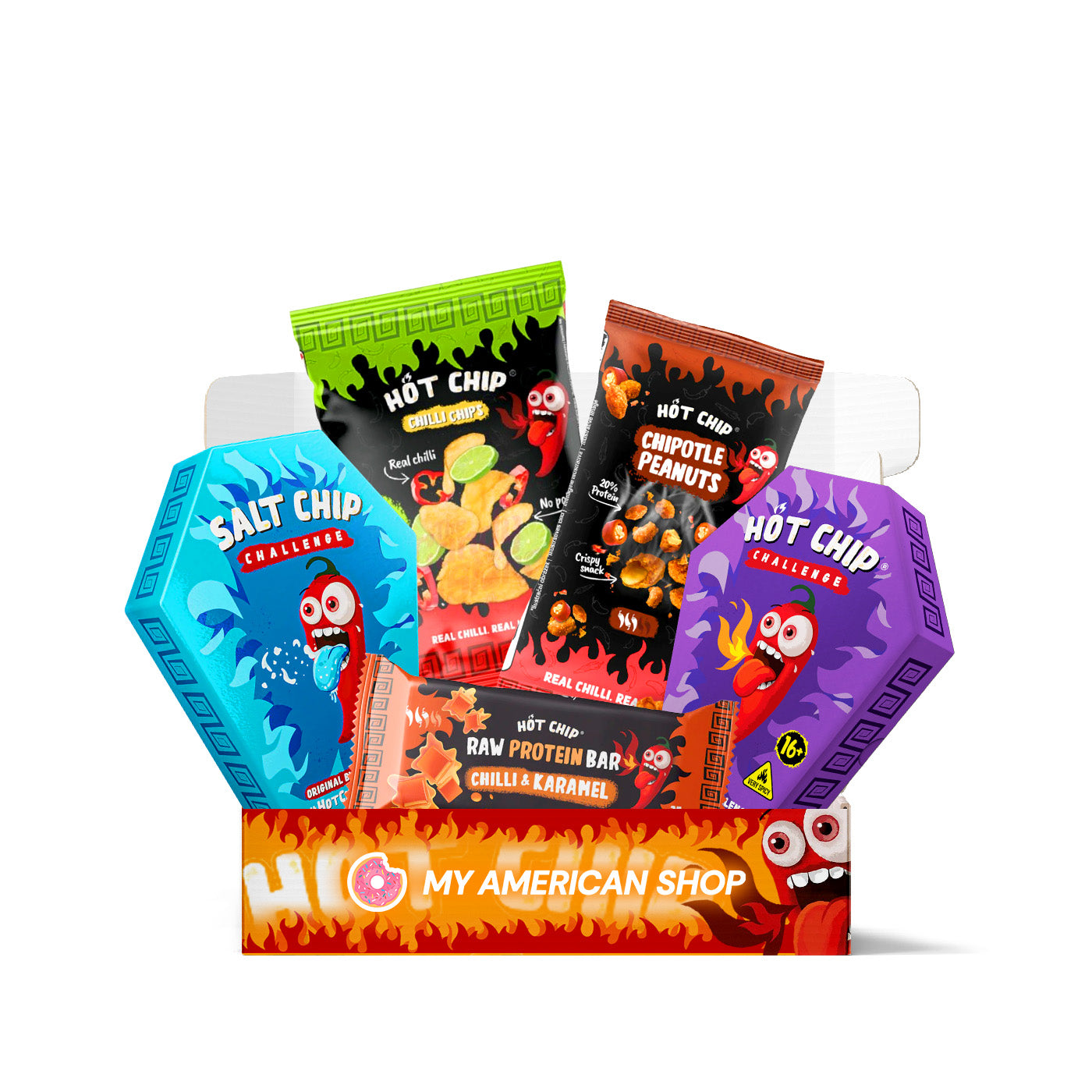 Pack Hot Chip Challenge - My American Shop