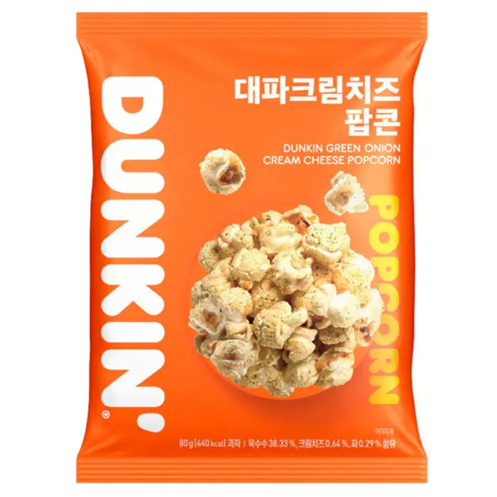 Dunkin Popcorn Green Onion Cream Cheese Big - My American Shop