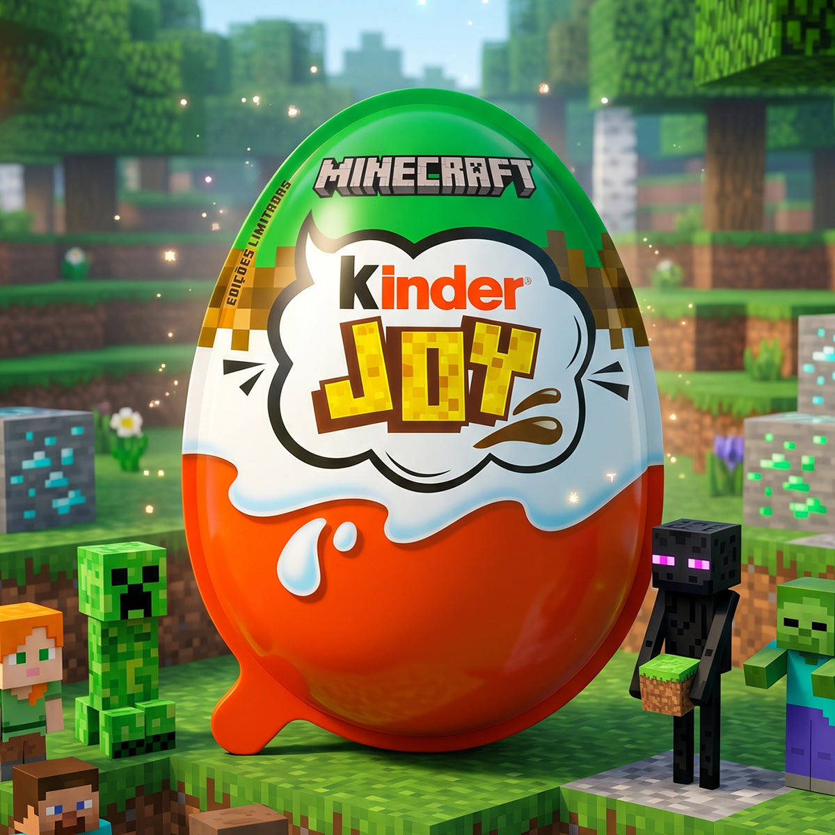 Kinder Joy Minecraft-verpakking