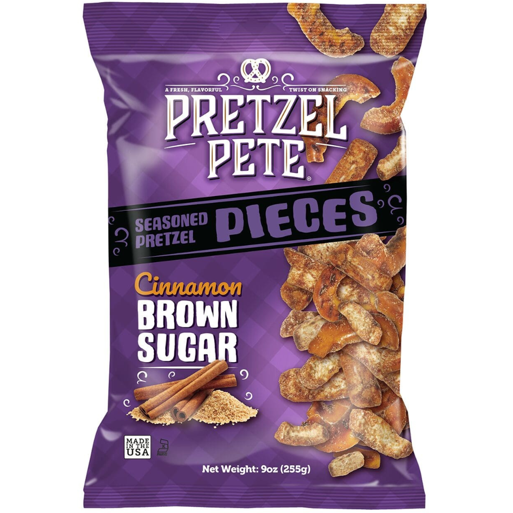 Pretzel Pete Pieces Cinnamon Brown Sugar - My American Shop