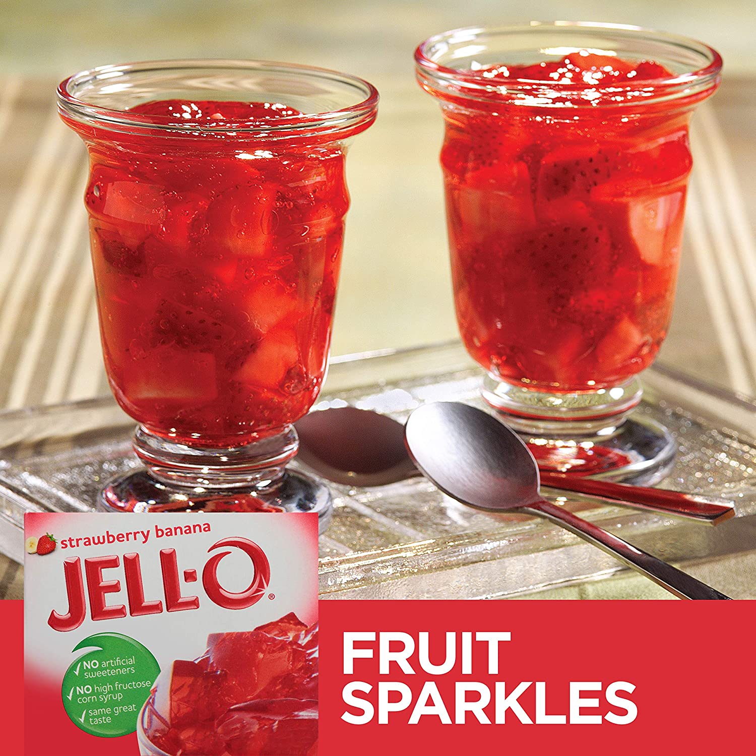 Jell-O Gelée Fraise Banane - My American Shop