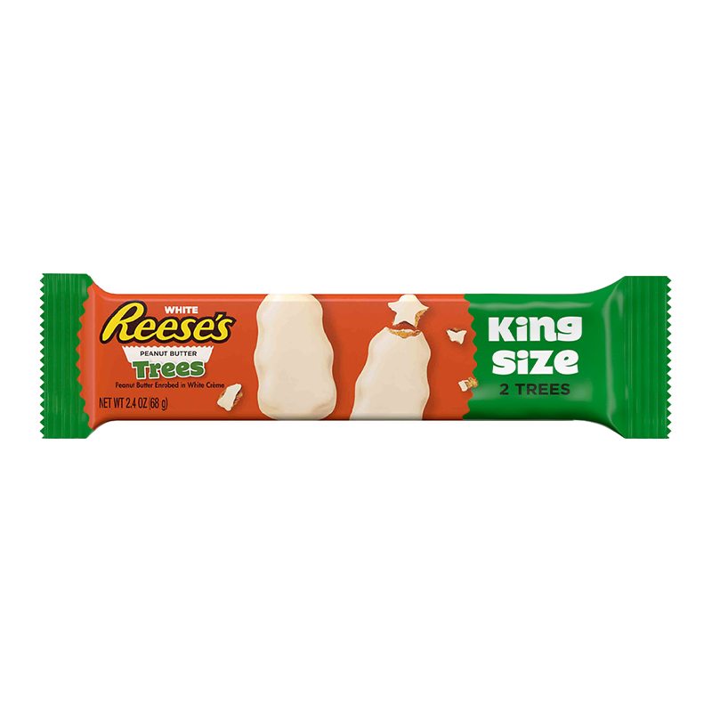 REESE’S WHITE PEANUT BUTTER TREES KING SIZE - My American Shop
