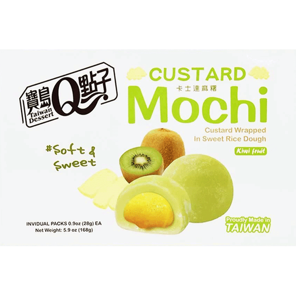 Royal Family Custard Mochi Kiwi Box - My American Shop