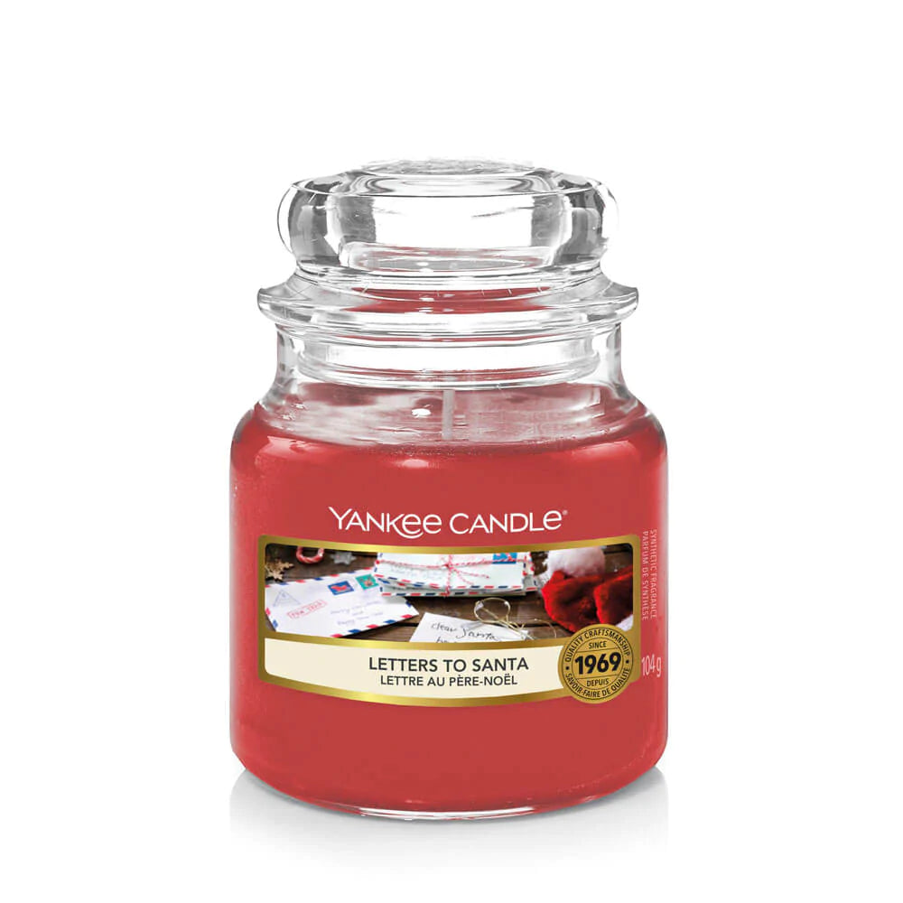 Yankee Candle Letters To Santa Petite Jarre - My American Shop