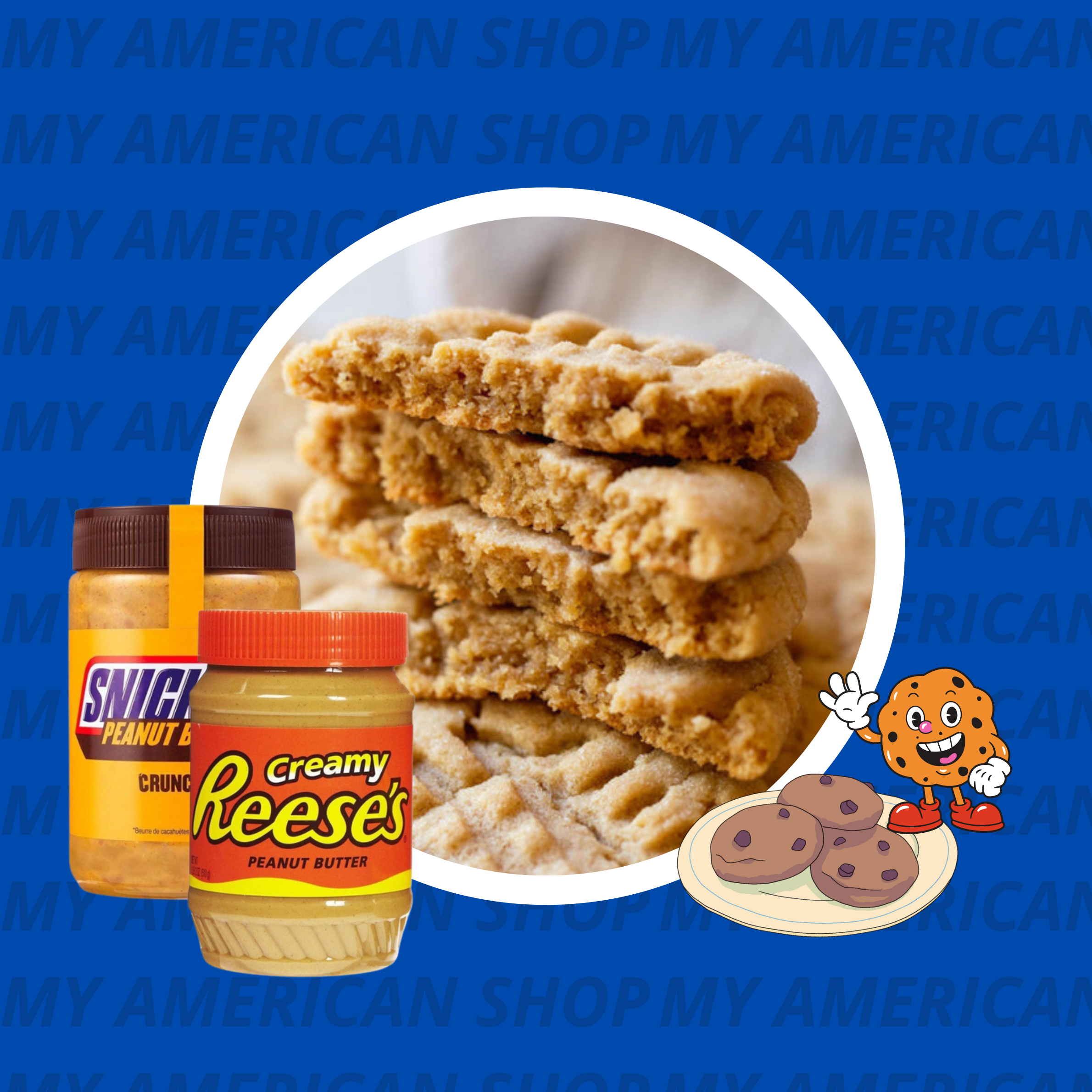 Cookies Peanut Butter - My American Shop