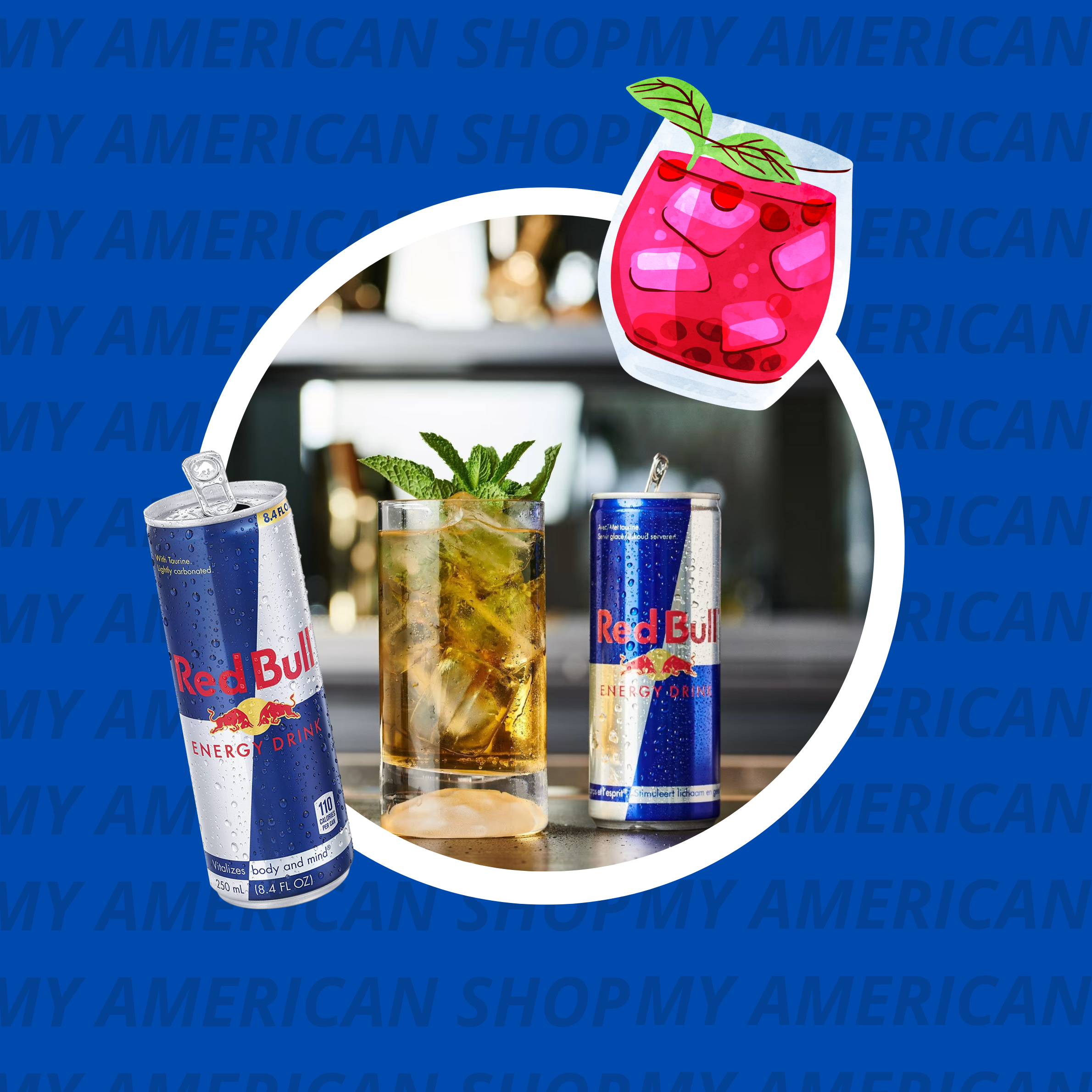 Cocktails avec du Red Bull