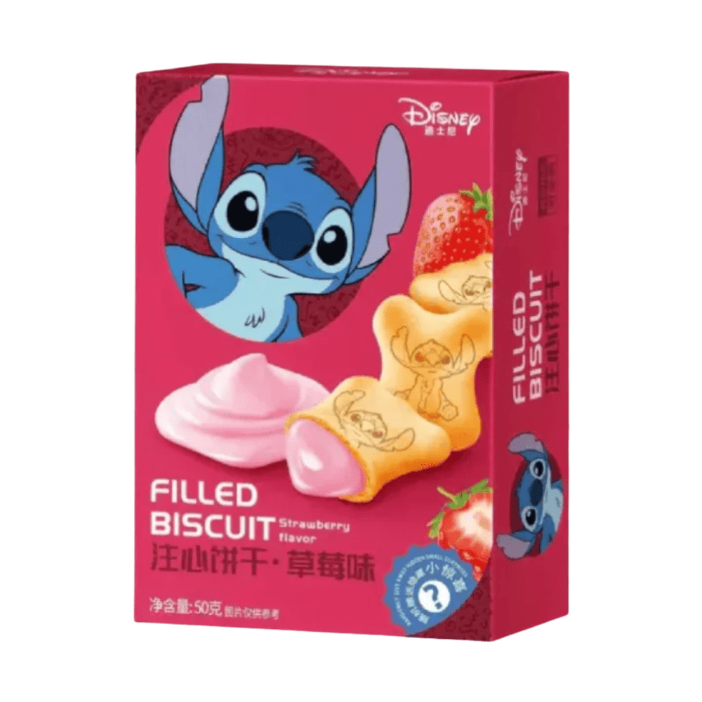 Disney Stitch gevulde koekjes met aardbeiensmaak