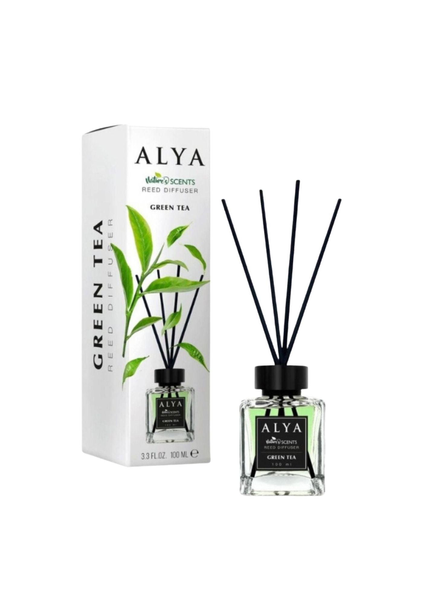 Alya Reed Diffuser Groene Thee