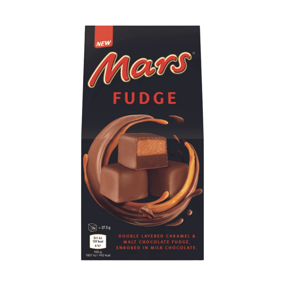 Mars Fudge dubbellaagse karamelmoutmelkchocolade
