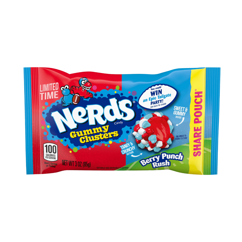 Nerds Gummy Cluster NFL Berry Punch Rush - My American Shop