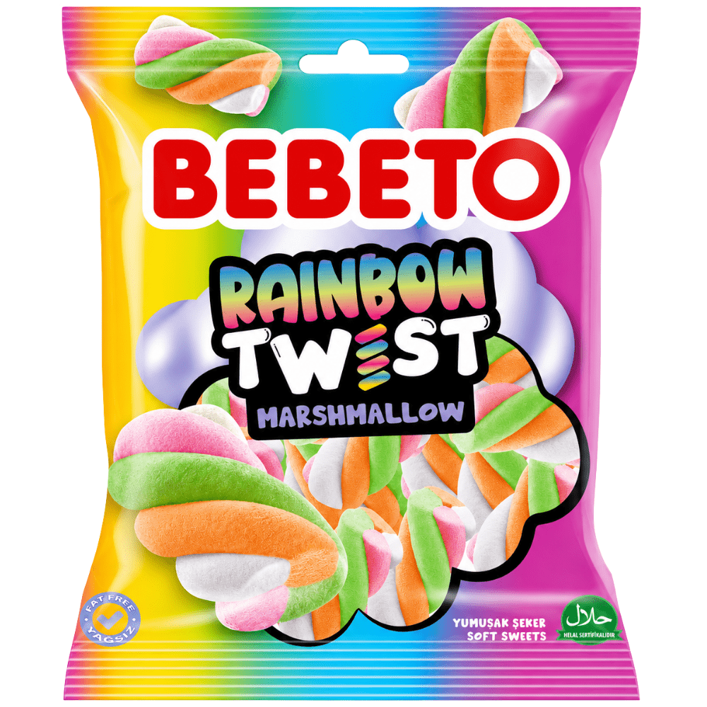 Bebeto Marshmallow Regenboog Twist