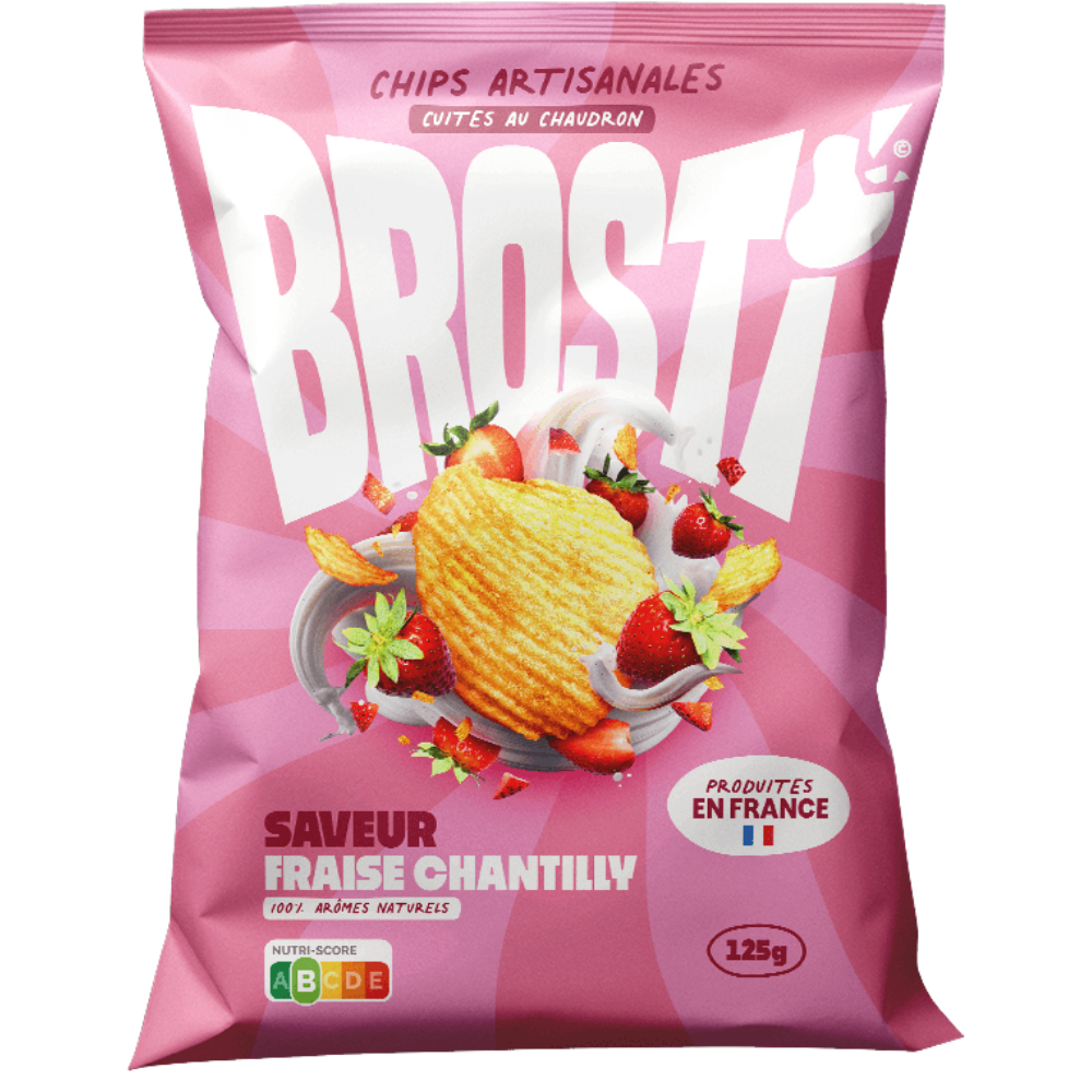 Brosti Aardbei Slagroom