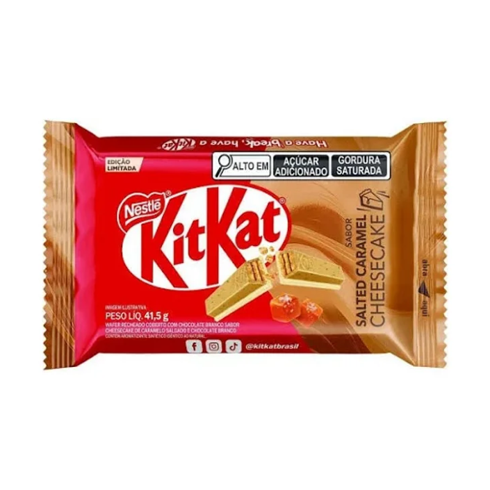 Kit Kat Caramel Salted Cheese Cake - My American Shop