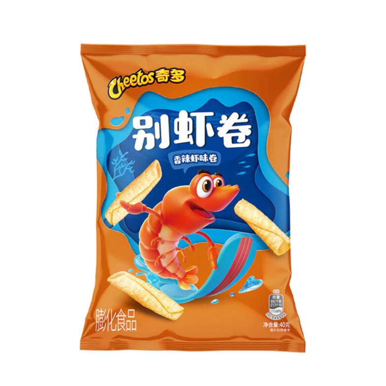Cheetos-broodjes met pittige garnalensmaak