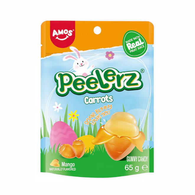 Candy Amos Peelerz Gummy Wortelen Pasen