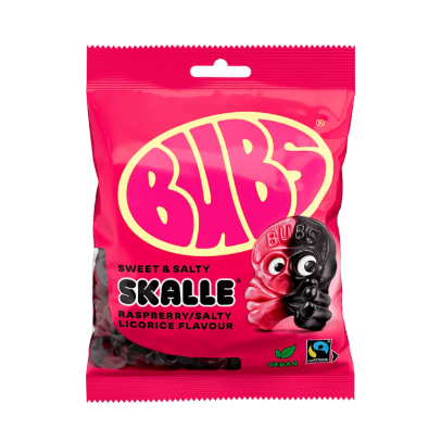 Bubs Godis Skulls Framboos & Zoethout