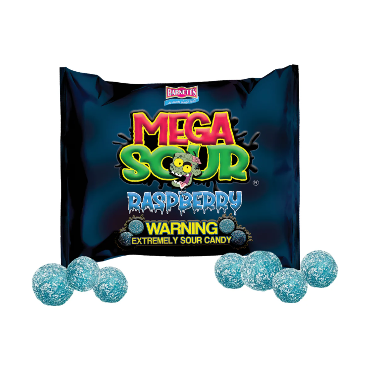 Barnetts Mega Sour Raspberry - My American Shop