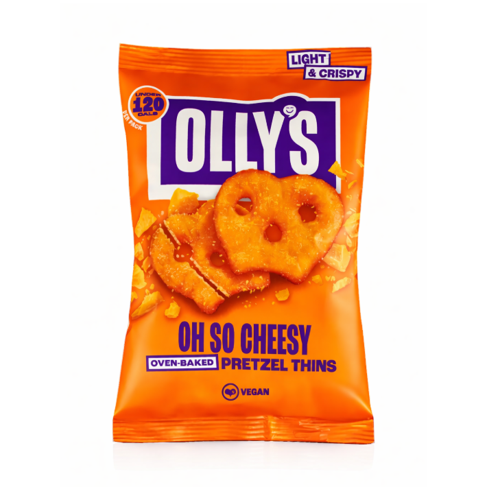 Olly's Pretzel Thins Cheesy - My American Shop