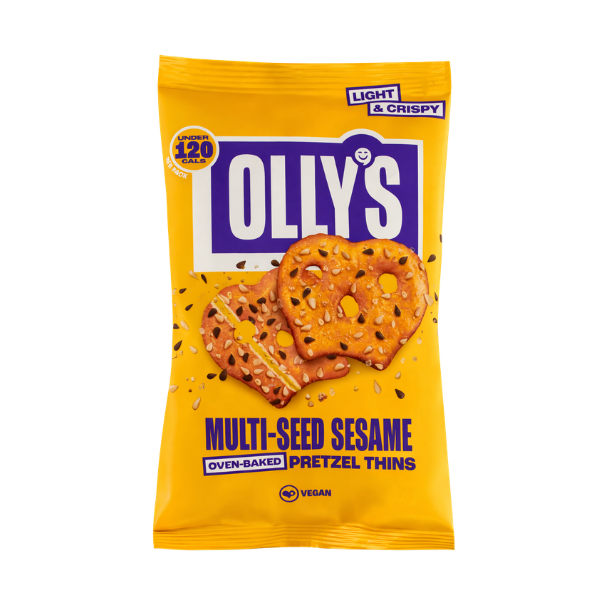 Olly's Pretzel Thins Multi Seed & Sesam Klein
