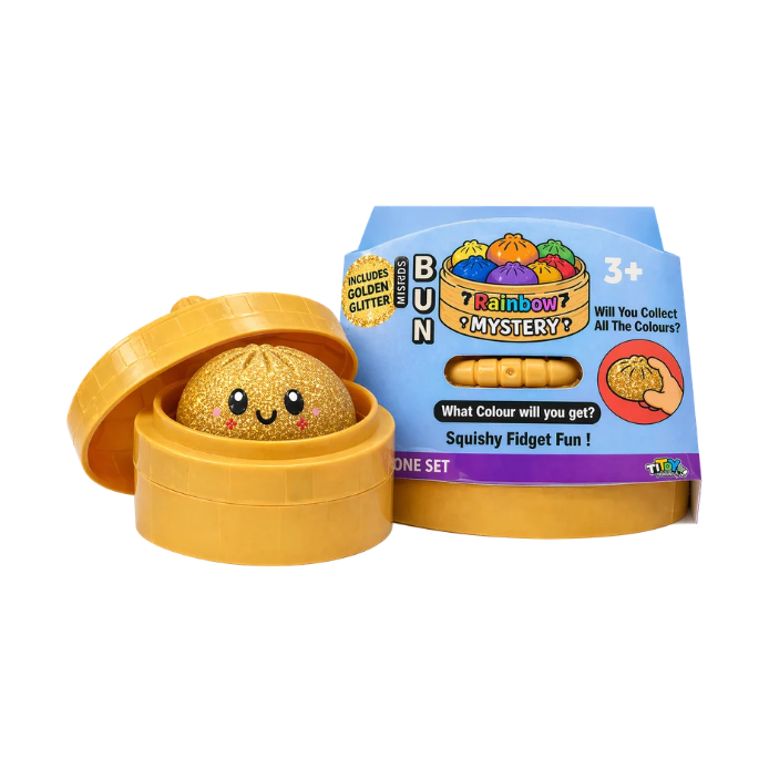 Squishy glitter groot broodje speelgoed