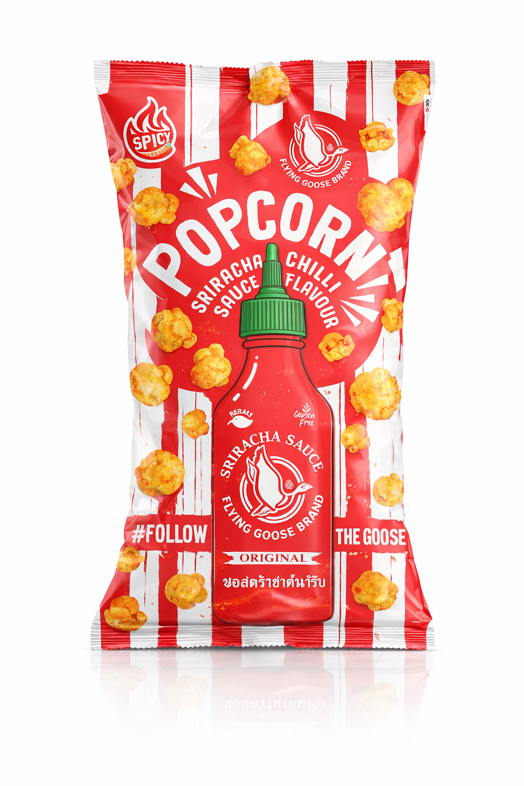 Flying Goose Sriracha Chilli Popcorn - My American Shop