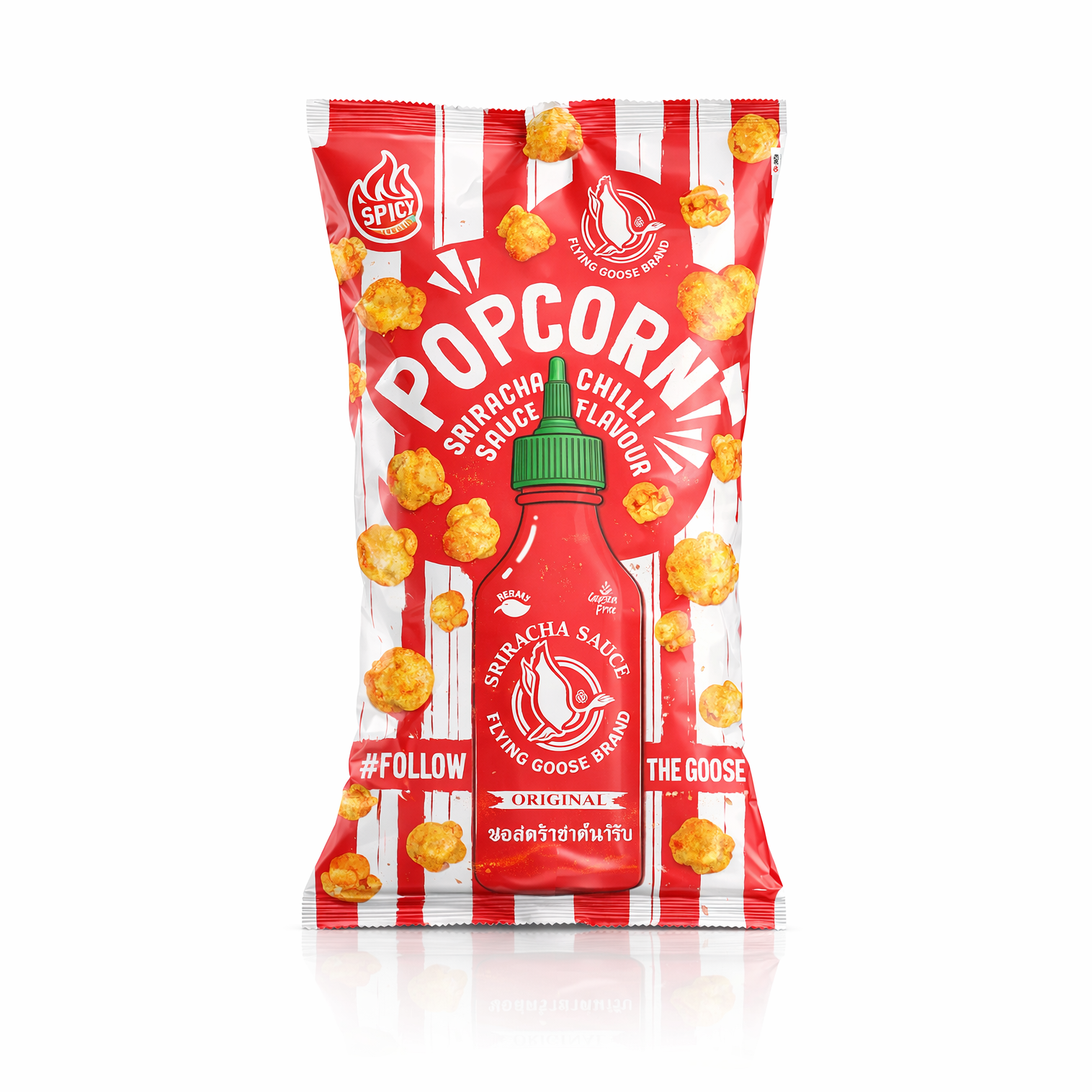 Flying Goose Sriracha Chilli Popcorn - My American Shop