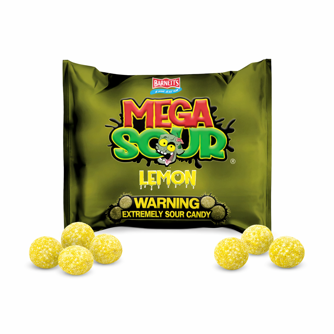 Barnetts Mega Sour Lemon - My American Shop
