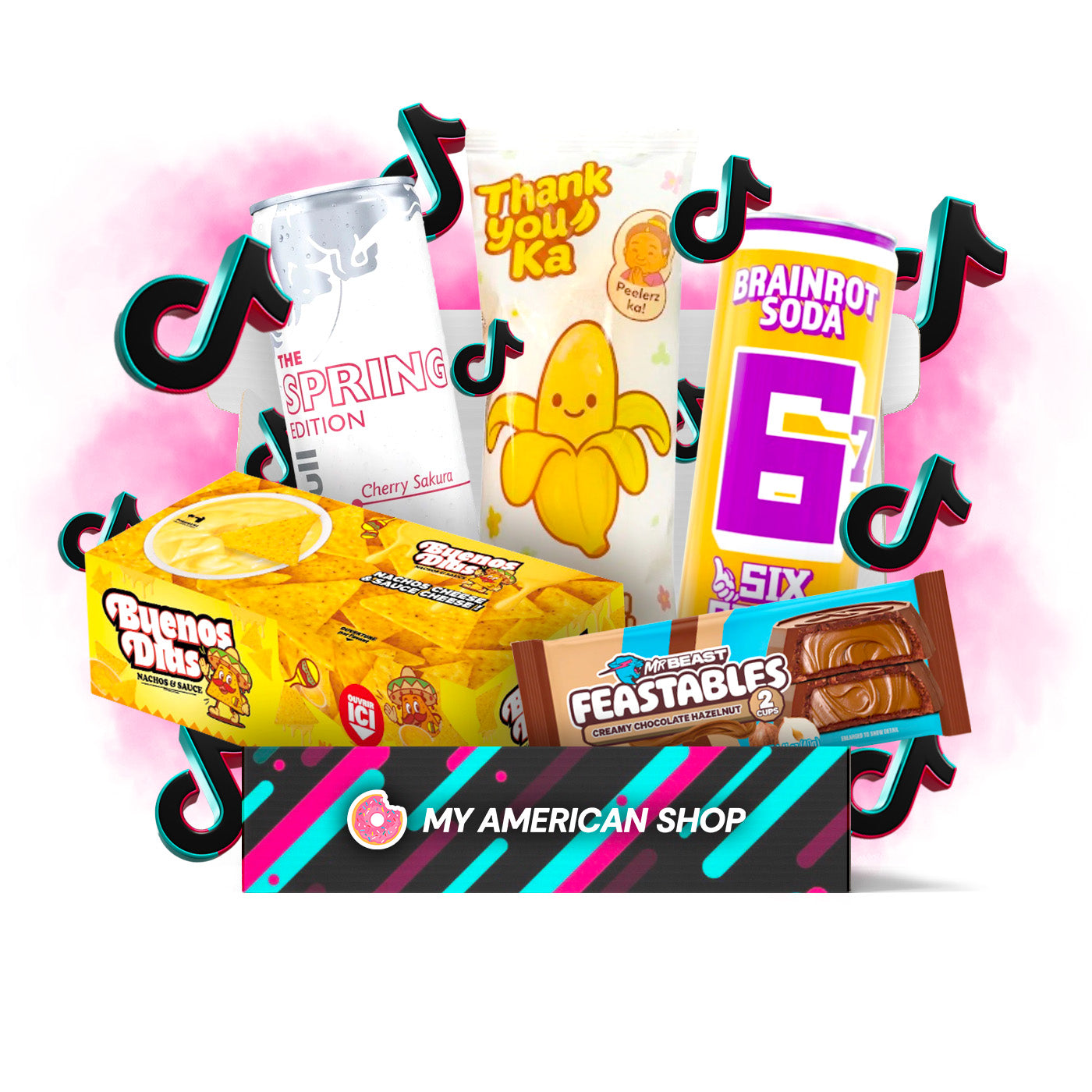 Le Colis Suspect - Pack Snacks Internationaux à Découvrir - My American Shop