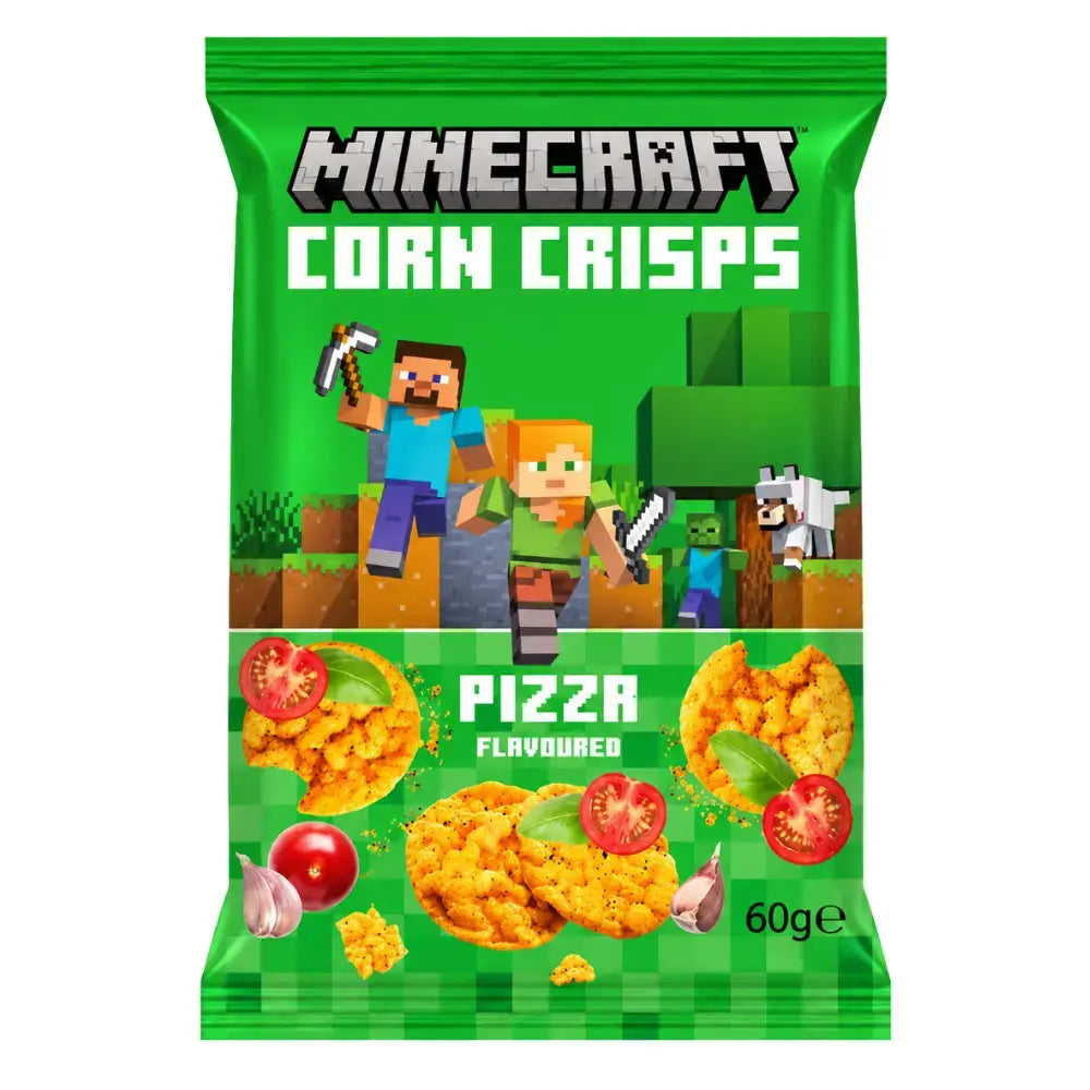 Minecraft-maïschips Pizza