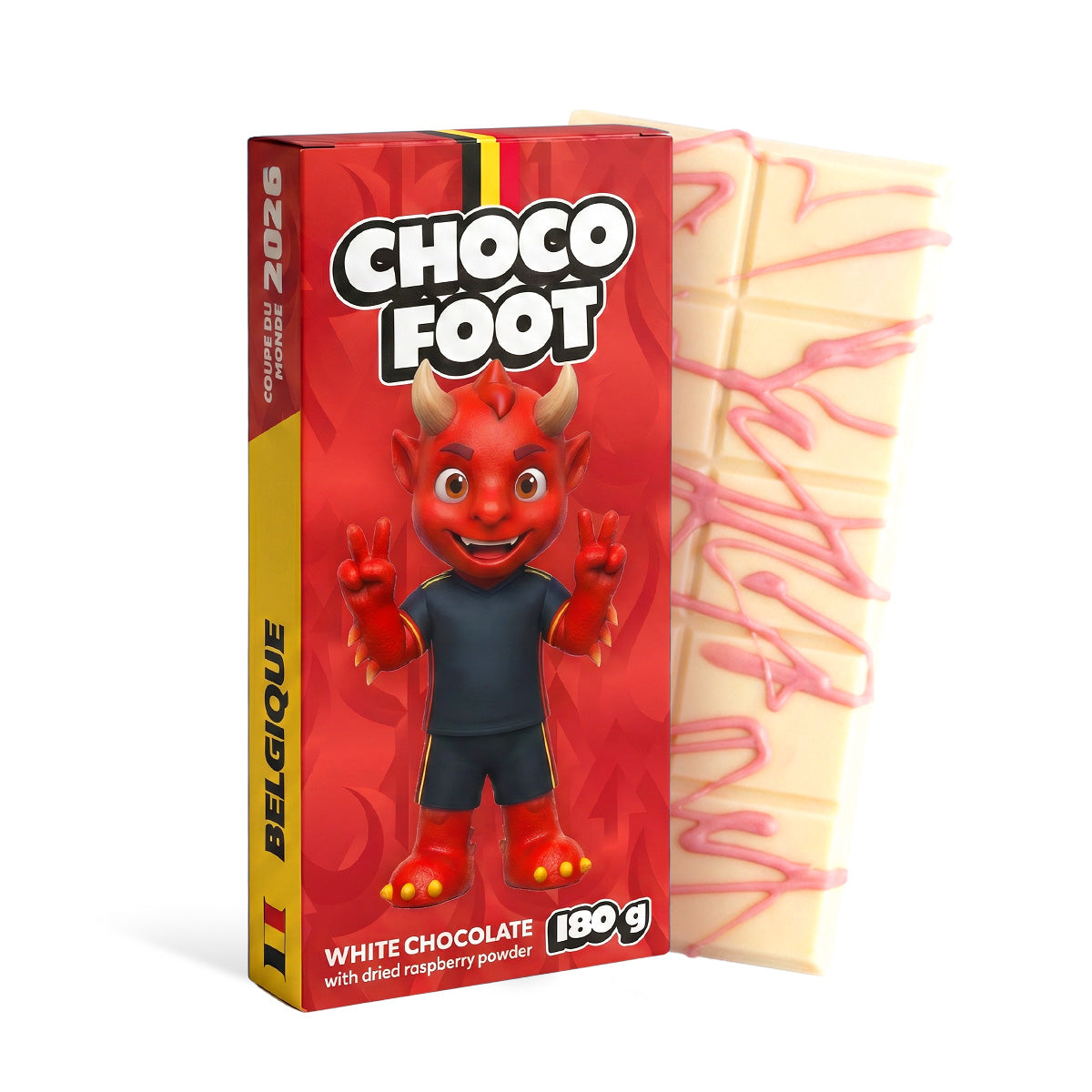 Choco Foot België Chocolade met frambozensmaak