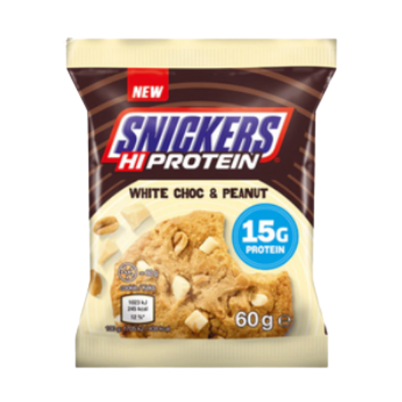 Snickers White Chocolate Protein Cookie - My American Shop