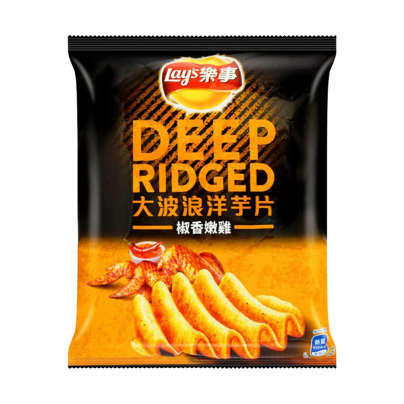 Lay's China Deep Ridged Chicken Wings - My American Shop