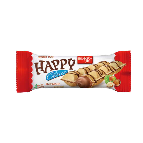 Happy Choice Wafer Reep Hazelnootcrème