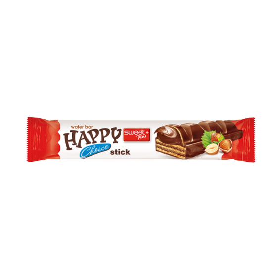 Happy Choice Wafer Stick Hazelnootcrème en cacao