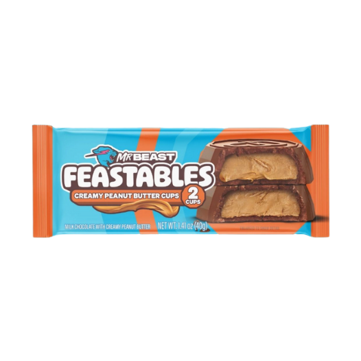 Mr Beast Feastables Cups Romige Pindakaas