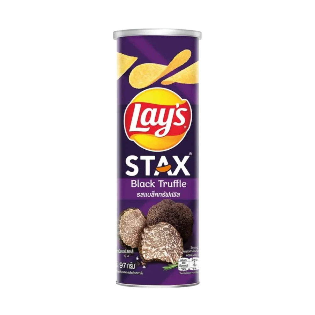Lay's Stax zwarte truffelsmaak