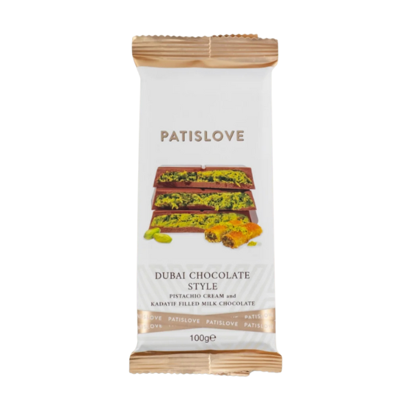 Patislove Dubai Melkchocolade Pistache & Kadayif